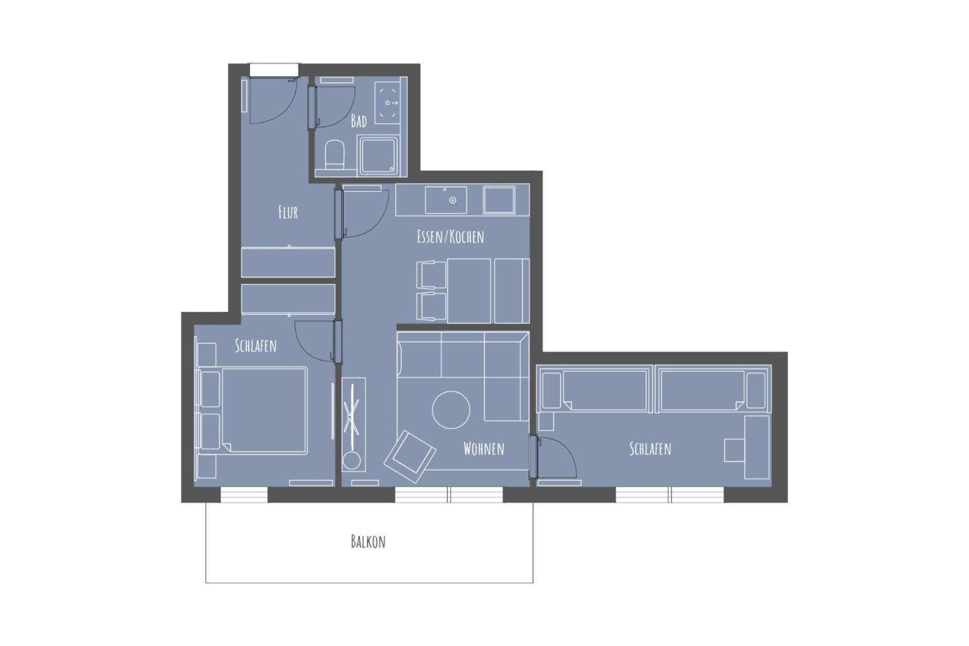 Apartmenthaus B3 ノルダーナイ 部屋 写真