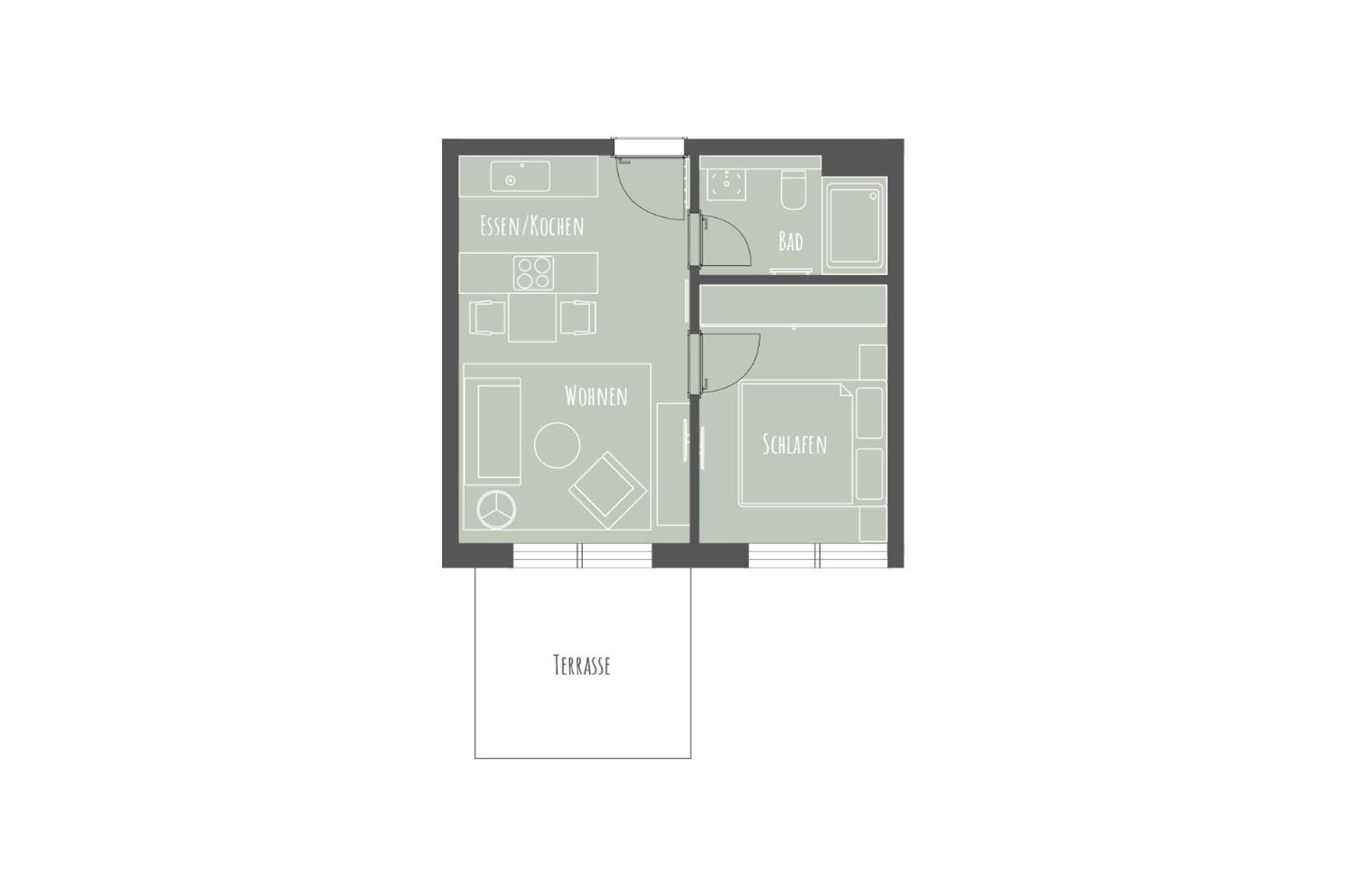 Apartmenthaus B3 ノルダーナイ 部屋 写真
