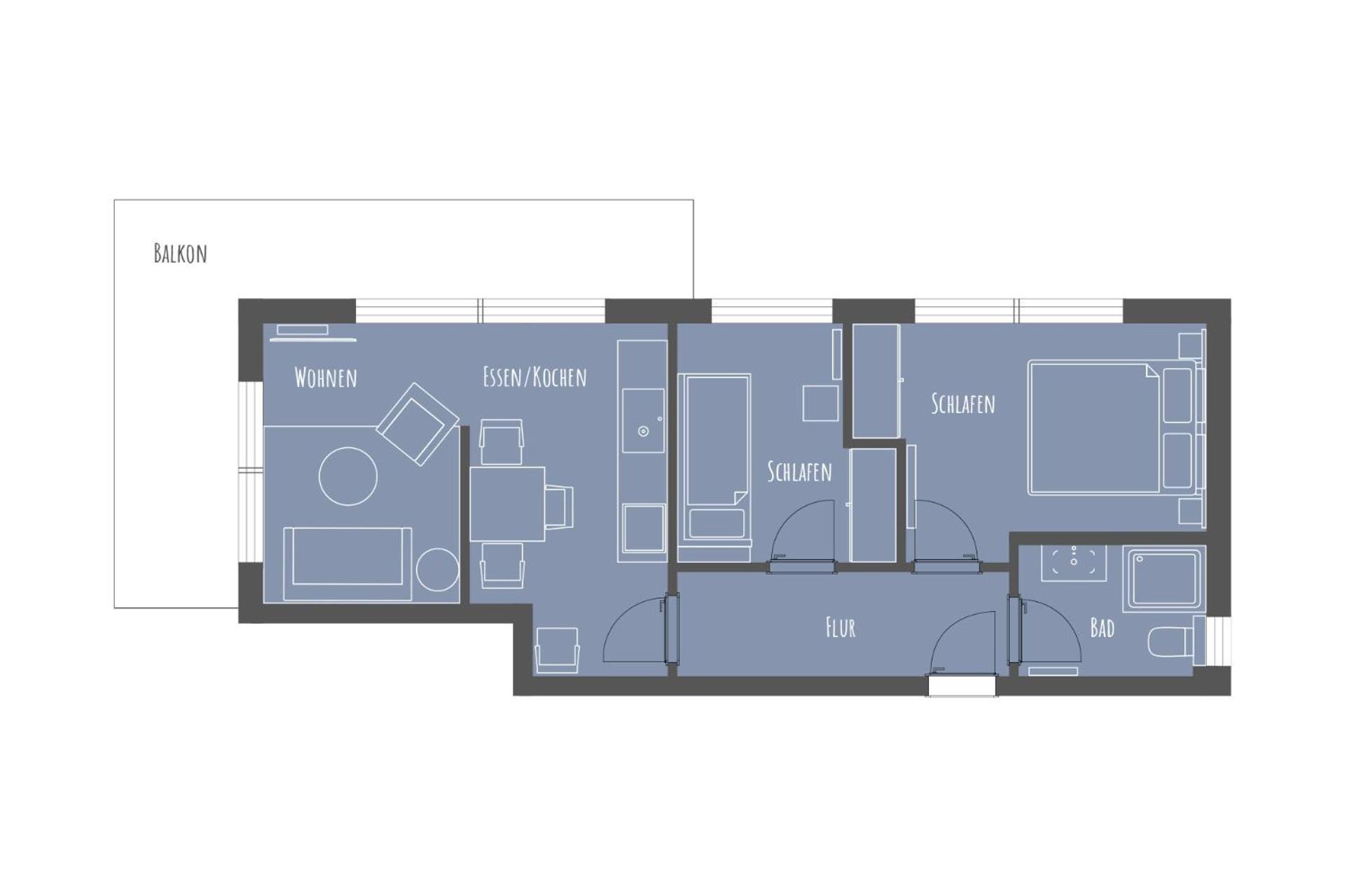 Apartmenthaus B3 ノルダーナイ 部屋 写真